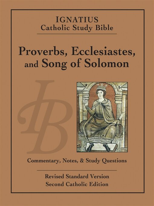 Cover image for Proverbs, Ecclesiastes, Song of Solomon